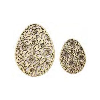 Sagome Uova con Fiori