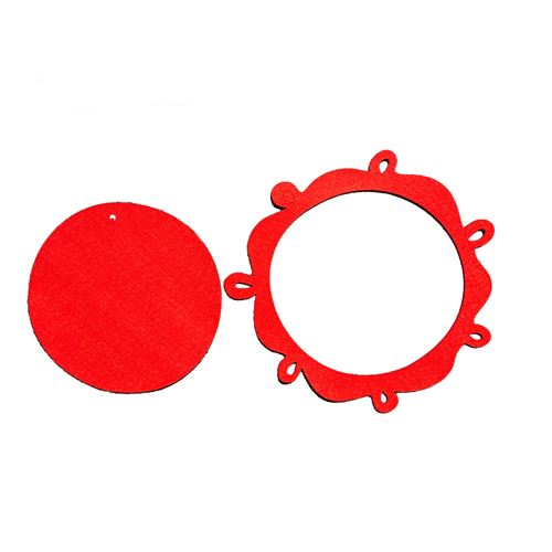 Sagome in Feltro Cerchio con gocce