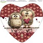 Sagome in Feltro Cuore Smerlato