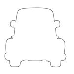 Sagome in Feltro Furgoncino