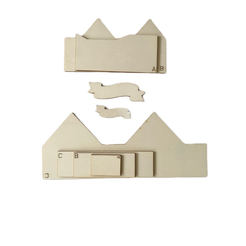 Sagome in legno Casette Grandi Primaverili