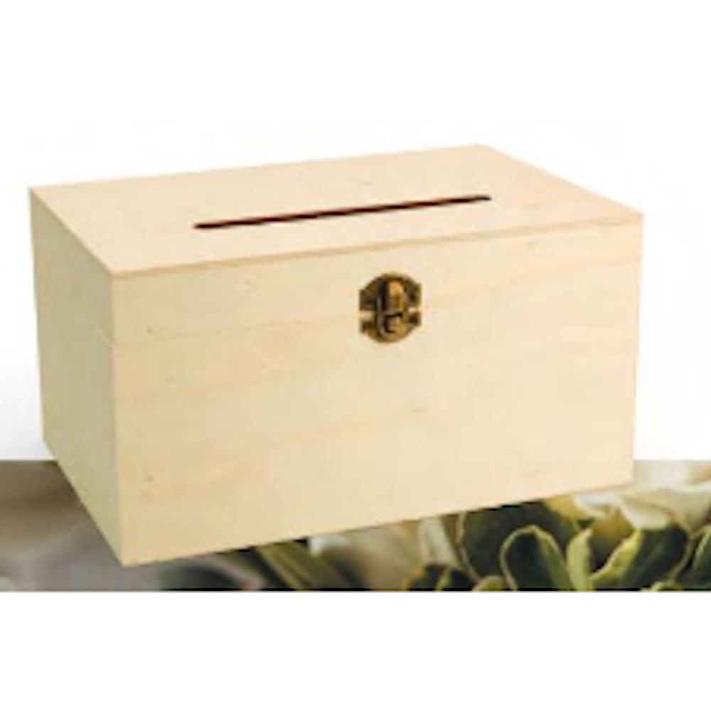 Scatola in Legno con fessura