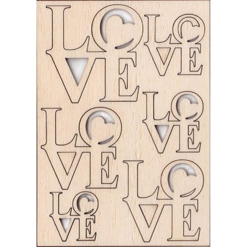 Scritta Love in Legno