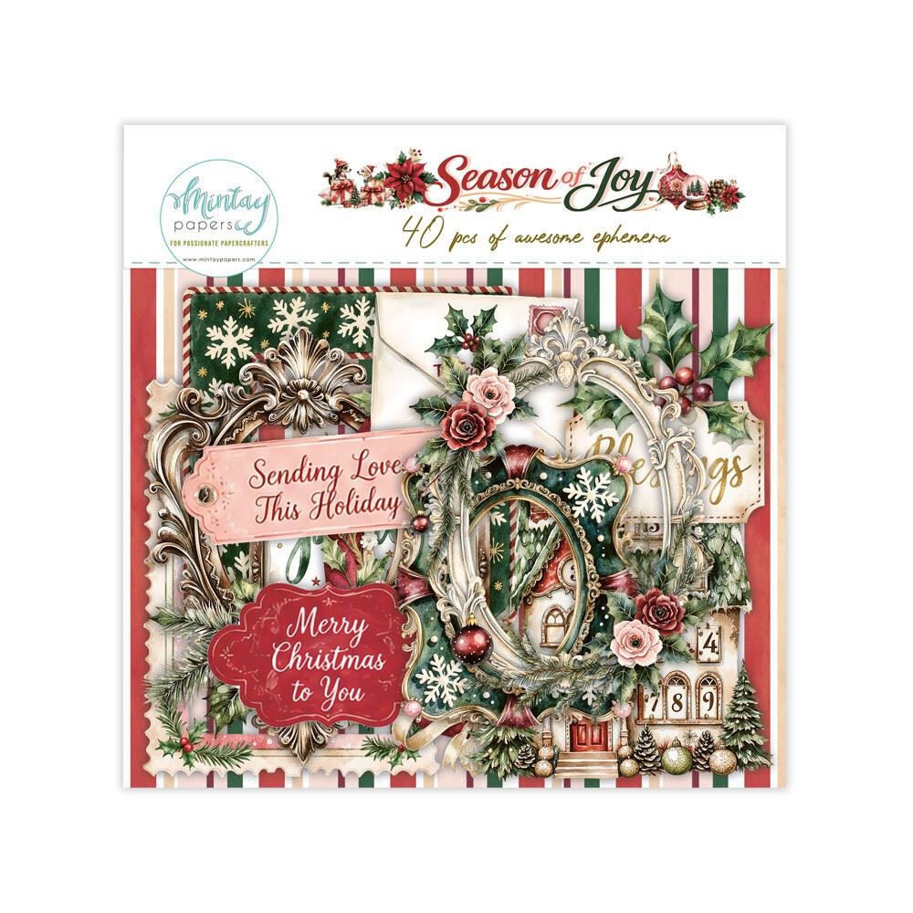 Season of Joy Paper Elements Ephimera