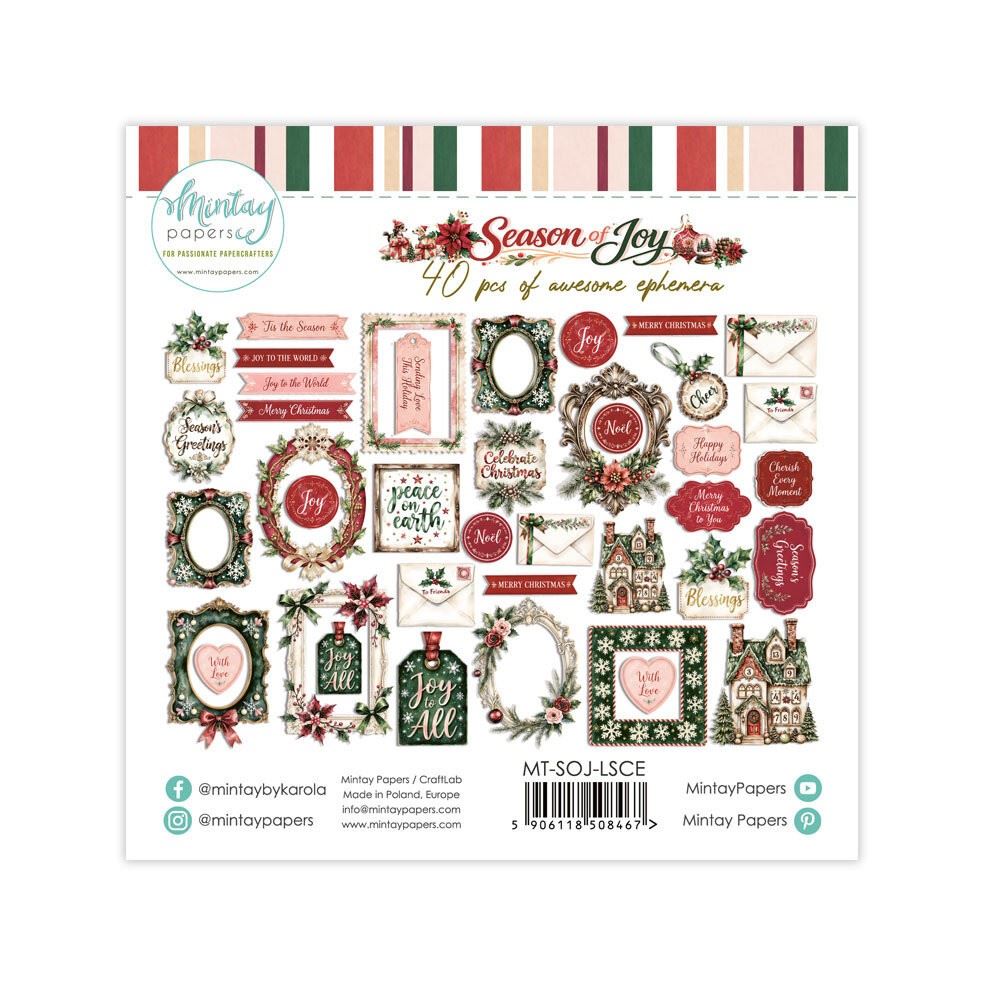 Season of Joy Paper Elements Ephimera