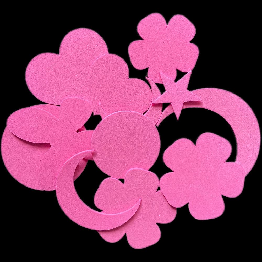 Set 12 pz Forme Miste Fommy Rosa - Mondo Fai da Te Set 12 pz Forme Miste Fommy Rosa - Mondo Fai da Te