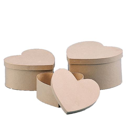 Set 3 Scatole a Cuore