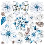 Set 6 Carte Vellum Elegance of Blue 15 x 15