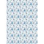 Set 6 Carte Vellum Elegance of Blue A4