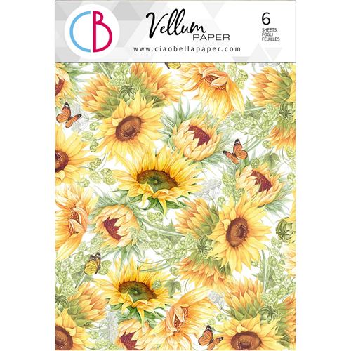 Set 6 Carte Vellum Farmhouse Garden A4