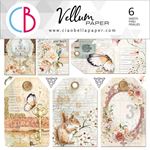 Set 6 Carte Vellum Reign of Grace cm 15 x 15