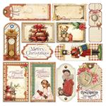 Set 6 Carte Vellum The Nutcracker Fussy Cut 15 x 15