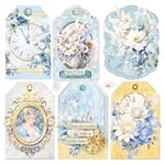 Set 6 Carte Vellum Midnight Spell 15 x 15