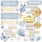 Set 6 Carte Vellum  Midnight Spell  15 x 15