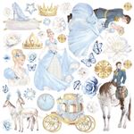 Set 6 Carte Vellum Midnight Spell 15 x 15