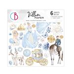 Set 6 Carte Vellum Midnight Spell 15 x 15