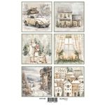 Set 8 Cartoncini da ritagliare Cozy Christmas Reprint