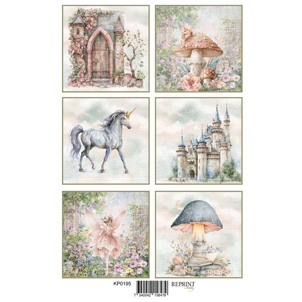 Set 8 Cartoncini da ritagliare Hidden Magic