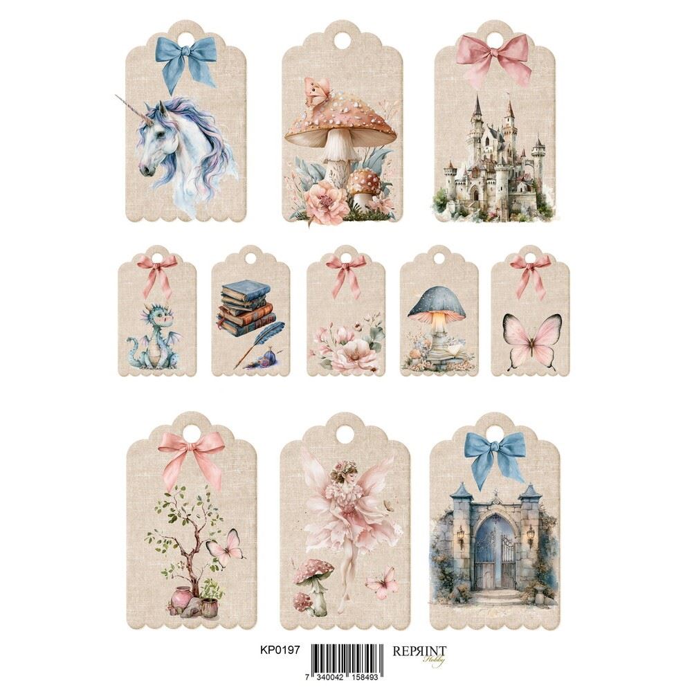 Set 8 Cartoncini da ritagliare Hidden Magic