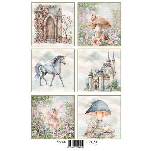 Set 8 Cartoncini da ritagliare Hidden Magic