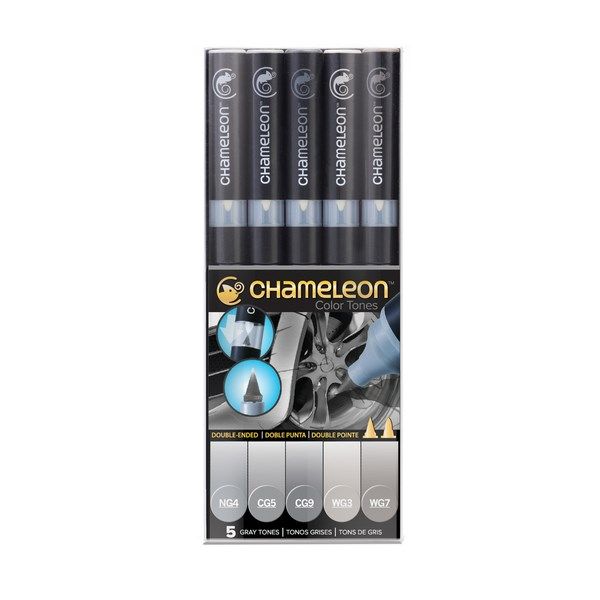 Set Chameleon Pen Gray Tones