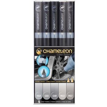 Set Chameleon Pen Gray Tones