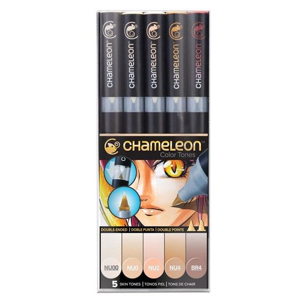 Set Chameleon Pen Skin Tones
