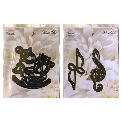 Set Fustelle in metallo Note Musicali e Cavallo a dondolo