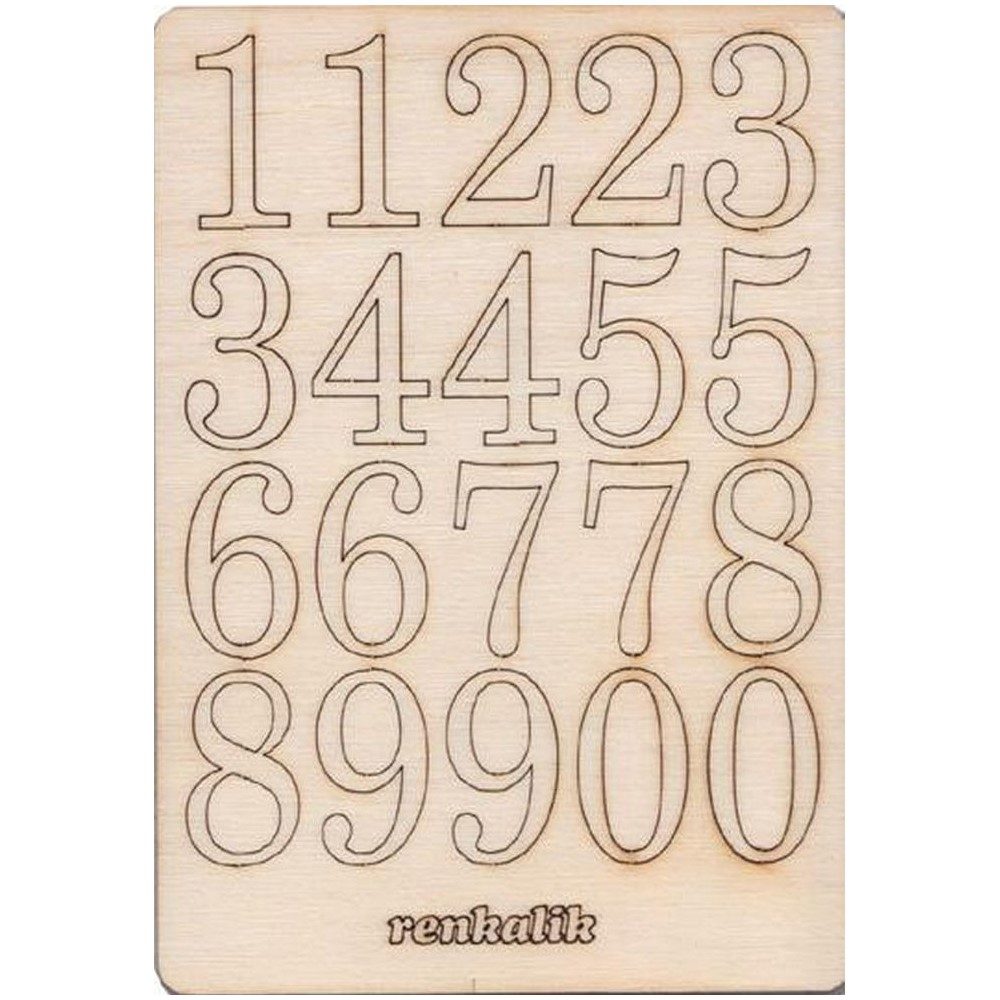Set Numeri 0-9 in legno