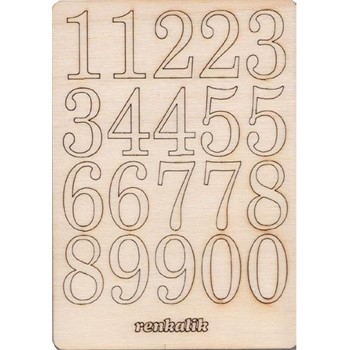 Set Numeri 0-9 in legno