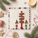 Set Timbri e Fustelle Cartelli Polo Nord Christmas Village