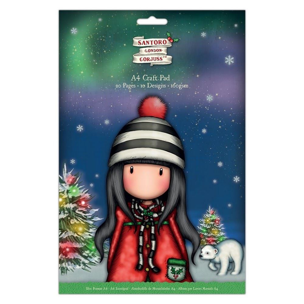 Set da 20 Cartoncini Gorjuss Christmas A4