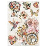 Set da 3 Carte di riso The sound of spring A3
