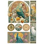 Set da 4 Carte di riso Artemis A4