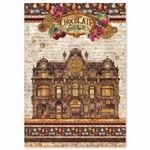 Set da 4 Carte di riso Chocolate Wanderlust A4