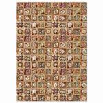 Set da 4 Carte di riso Chocolate Wanderlust A4