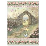 Set da 4 Carte di riso Courtly Love A4