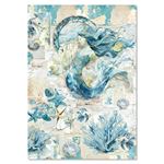 Set da 4 Carte di riso Edge of the Ocean A4