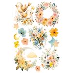 Set da 4 Carte di riso Lunibloom A4