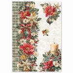 Set da 4 Carte di riso Merry & Bright A4