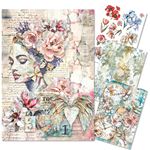 Set da 4 Carte di riso The sound of spring A4
