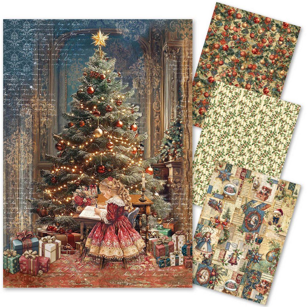 Set da 4 Carte di riso Toy Shop A4