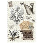 Set da 4 Carte di riso Typographic A4