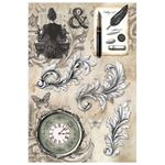 Set da 4 Carte di riso Typographic A4