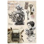 Set da 4 Carte di riso Typographic A4