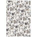 Set da 4 Carte di riso Typographic A4