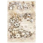 Set da 4 Carte di riso Winter Season A4