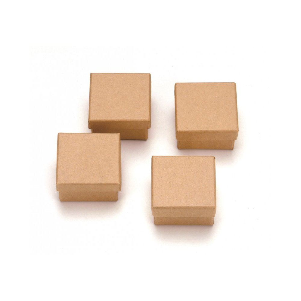 Set da 4 Scatole Quadrate cm 6 x 6