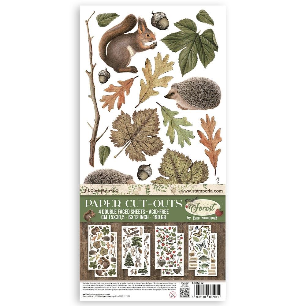 Paper Cut-Outs Forest Stamperia