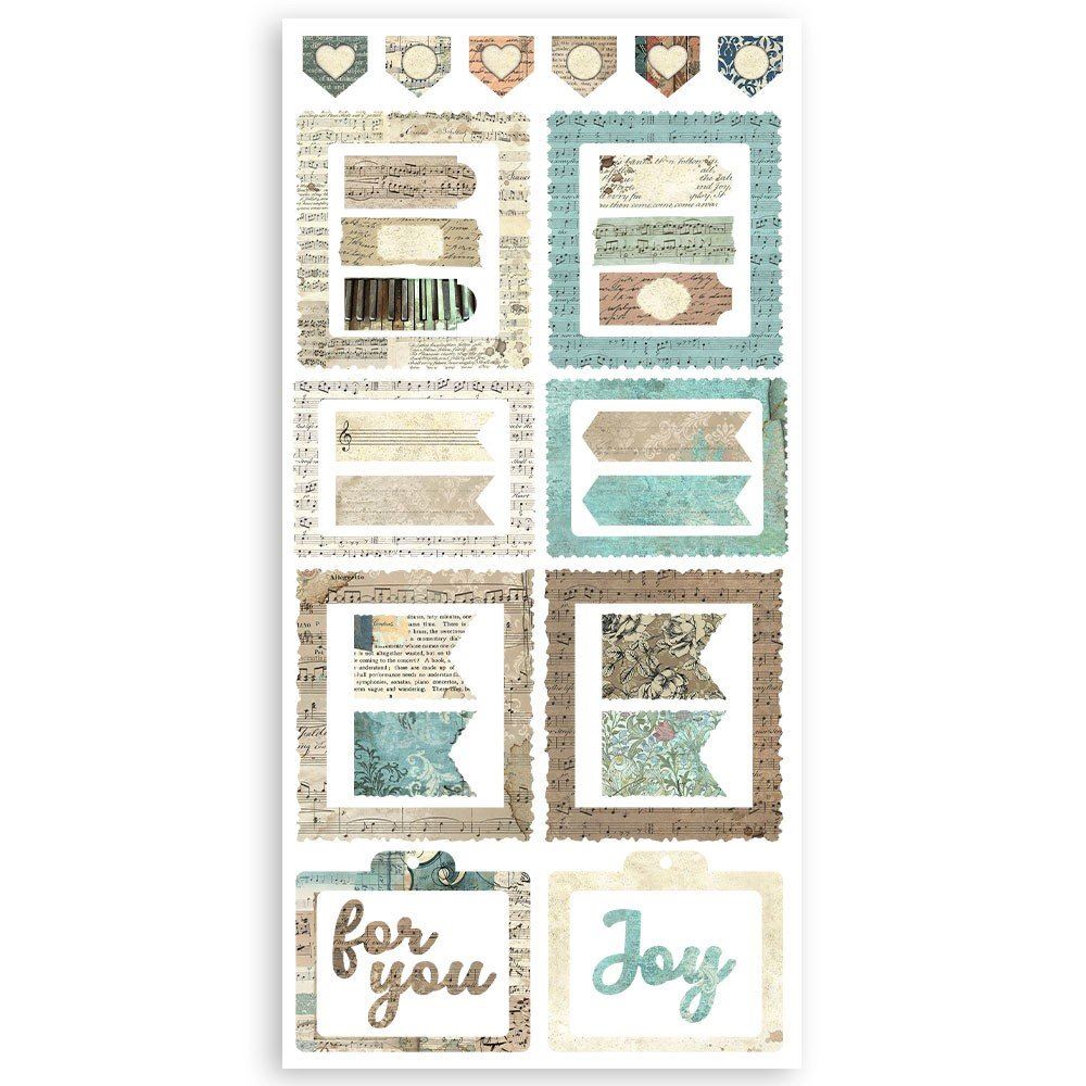 Set da 4 fogli double-face pretagliati Old Lace Stamperia - Mondo Fai da Te Set da 4 fogli double-face pretagliati Old Lace Stamperia - Mondo Fai da Te